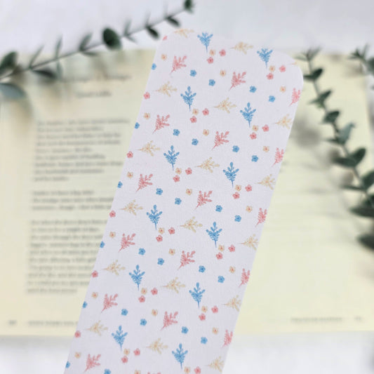 Pastel Plants Bookmark | Cute Pattern Bookmark for Readers