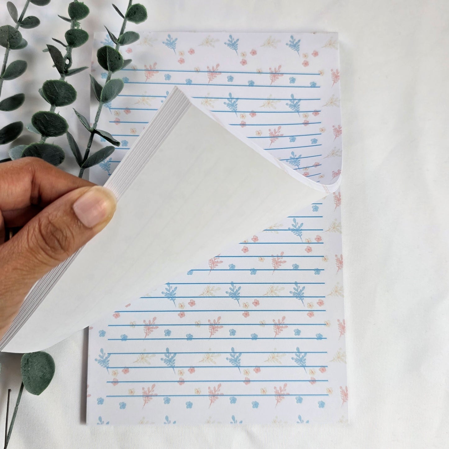 Pastel Plants – 50 Tear Away Pages | Pastel Stationery Pad