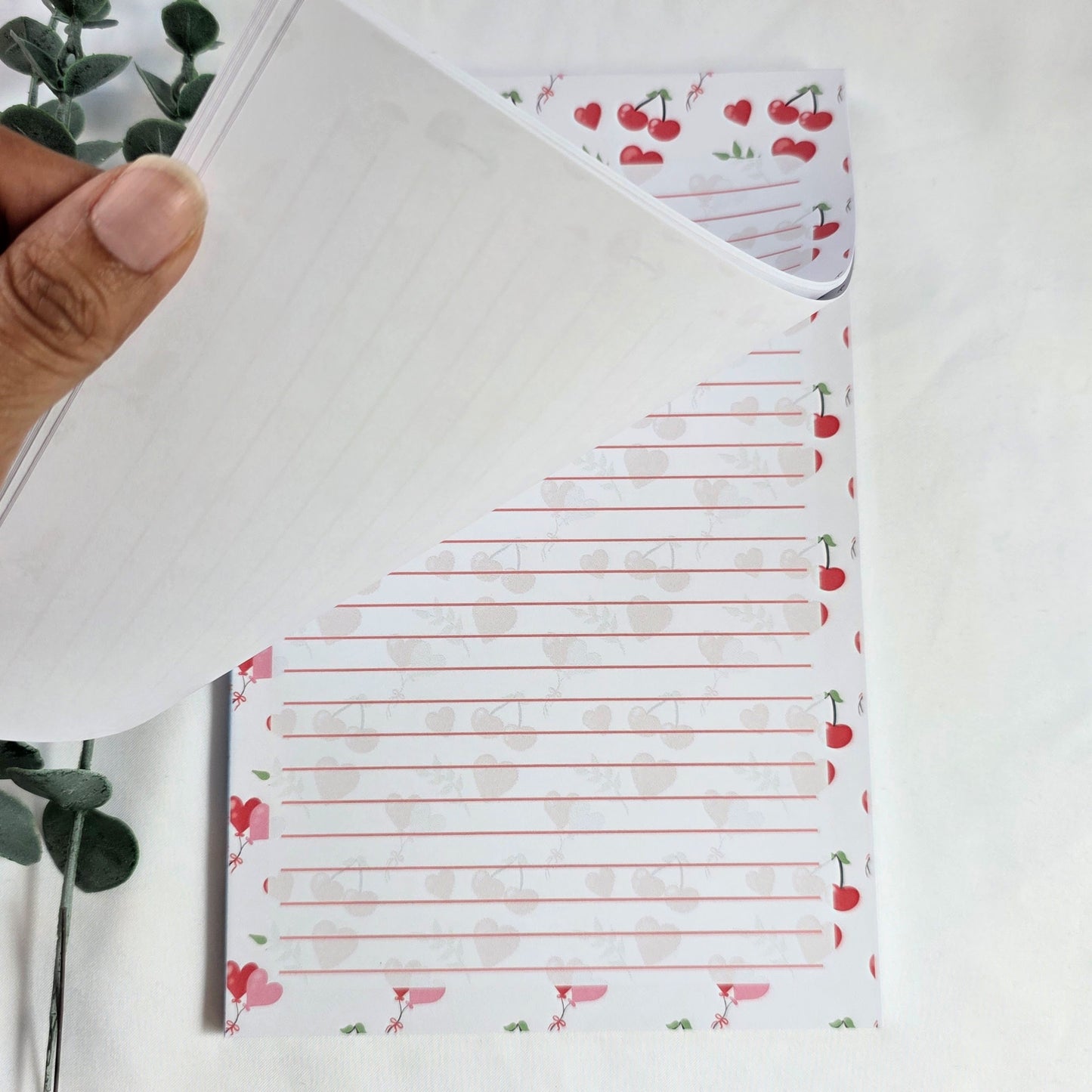 Cherries – 50 Tear Away Pages | Stationery Pad