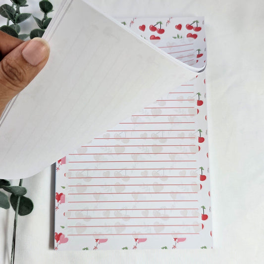 Cherries – 50 Tear Away Pages | Stationery Pad
