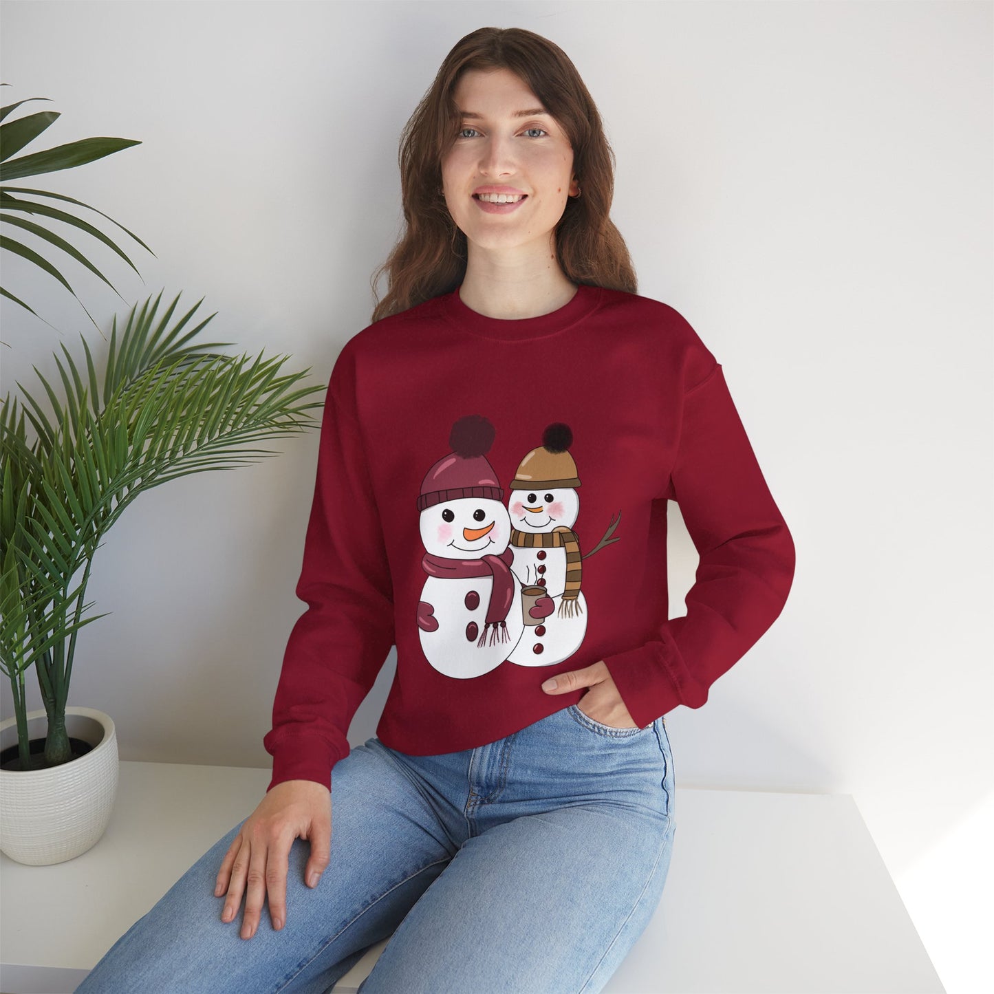 Unisex Heavy Blend™ Crewneck Sweatshirt Snow Besties