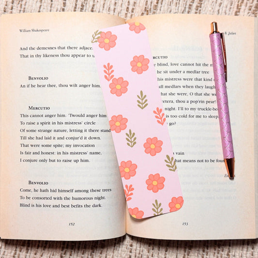 Fall Flowers Bookmark