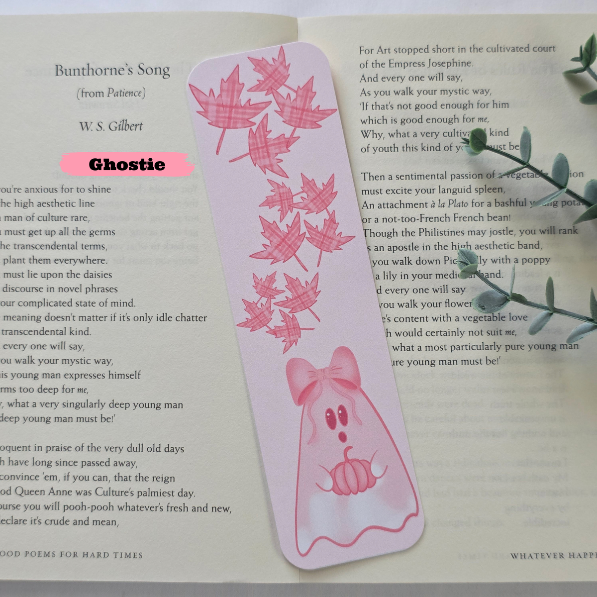 Pink Halloween | Bookmark