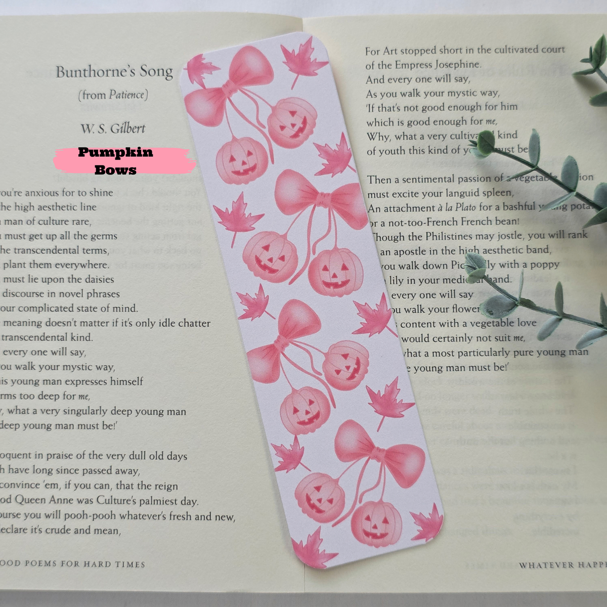 Pink Halloween | Bookmark