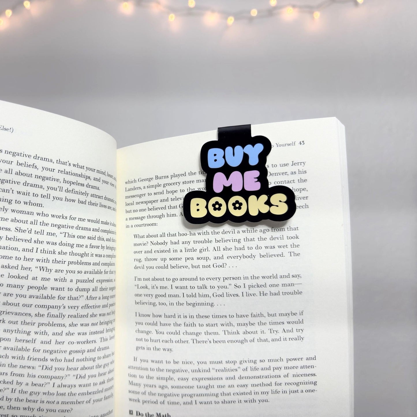 Buy Me Books Magnetic Bookmark