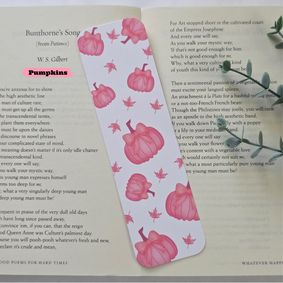 Pink Halloween | Bookmark