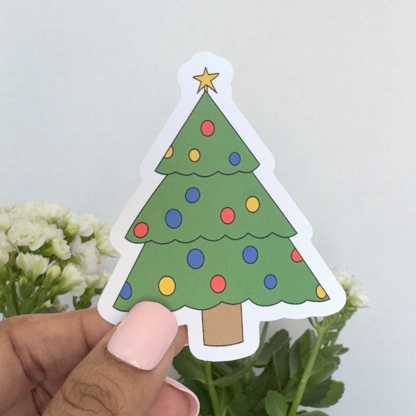 Christmas Tree Vinyl Sticker