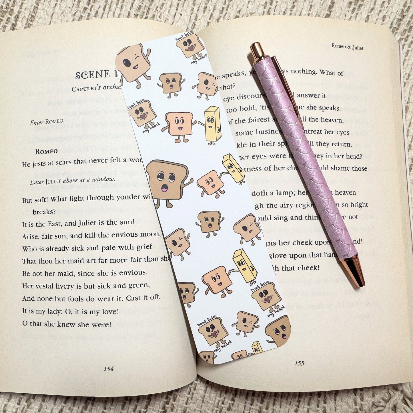 Butter & Toast Friends Bookmark