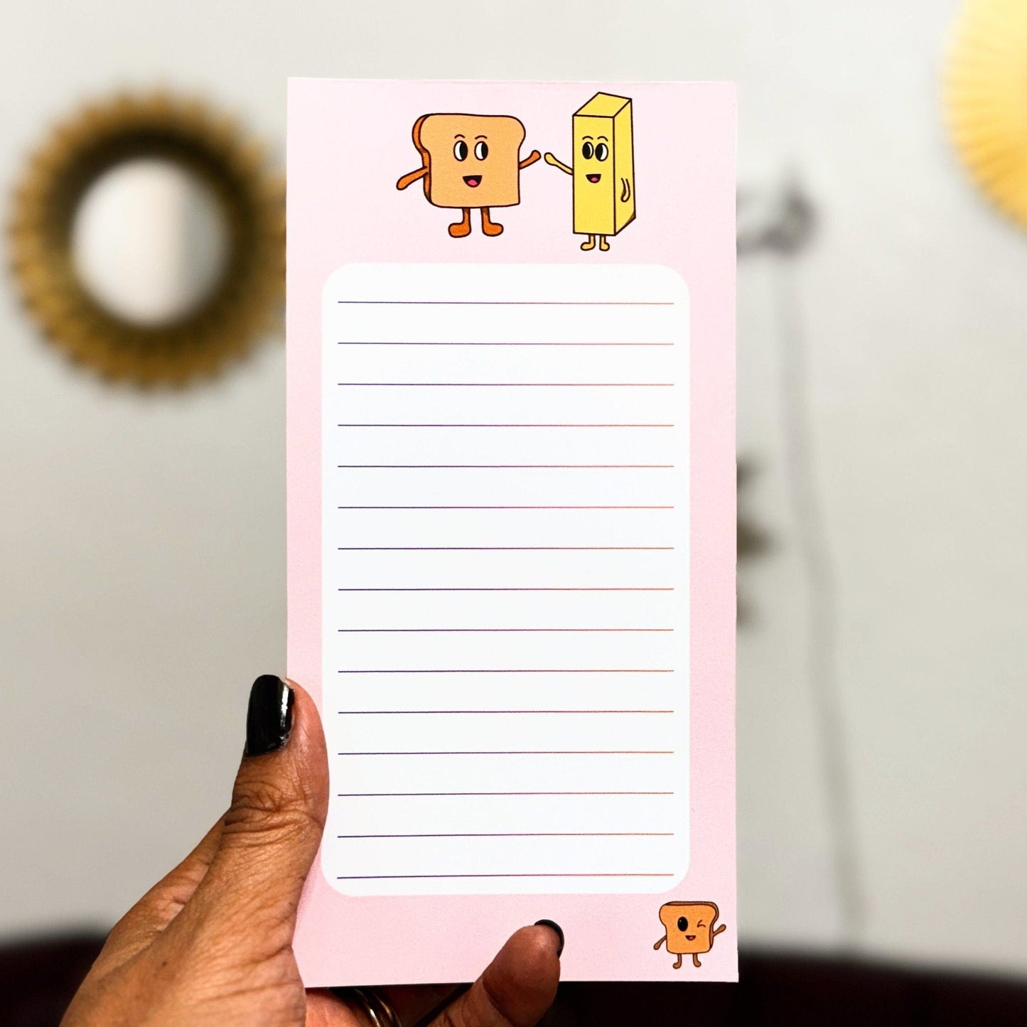 Bread & Butter Notepad / Memo Pad