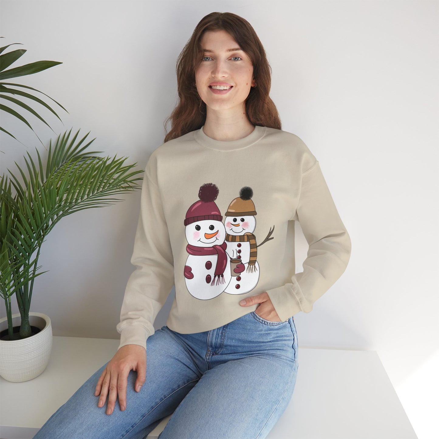 Unisex Heavy Blend™ Crewneck Sweatshirt Snow Besties