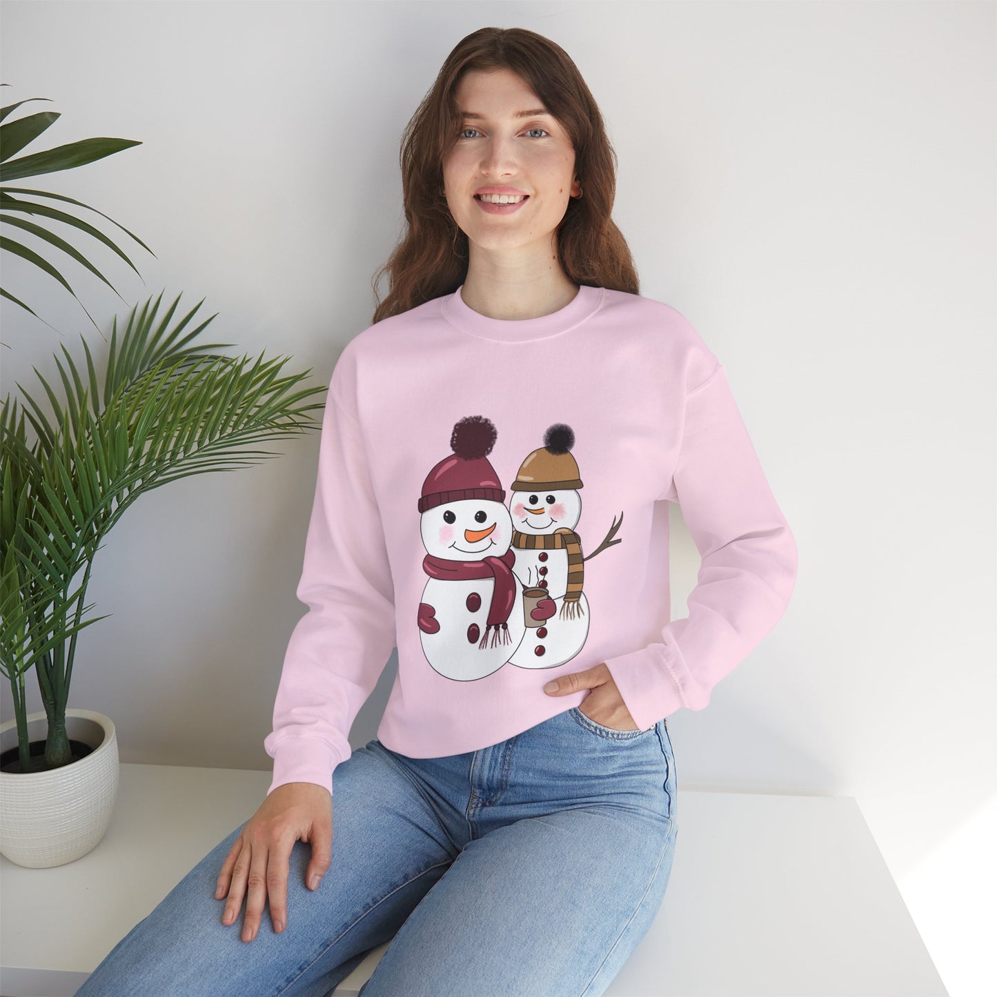 Unisex Heavy Blend™ Crewneck Sweatshirt Snow Besties