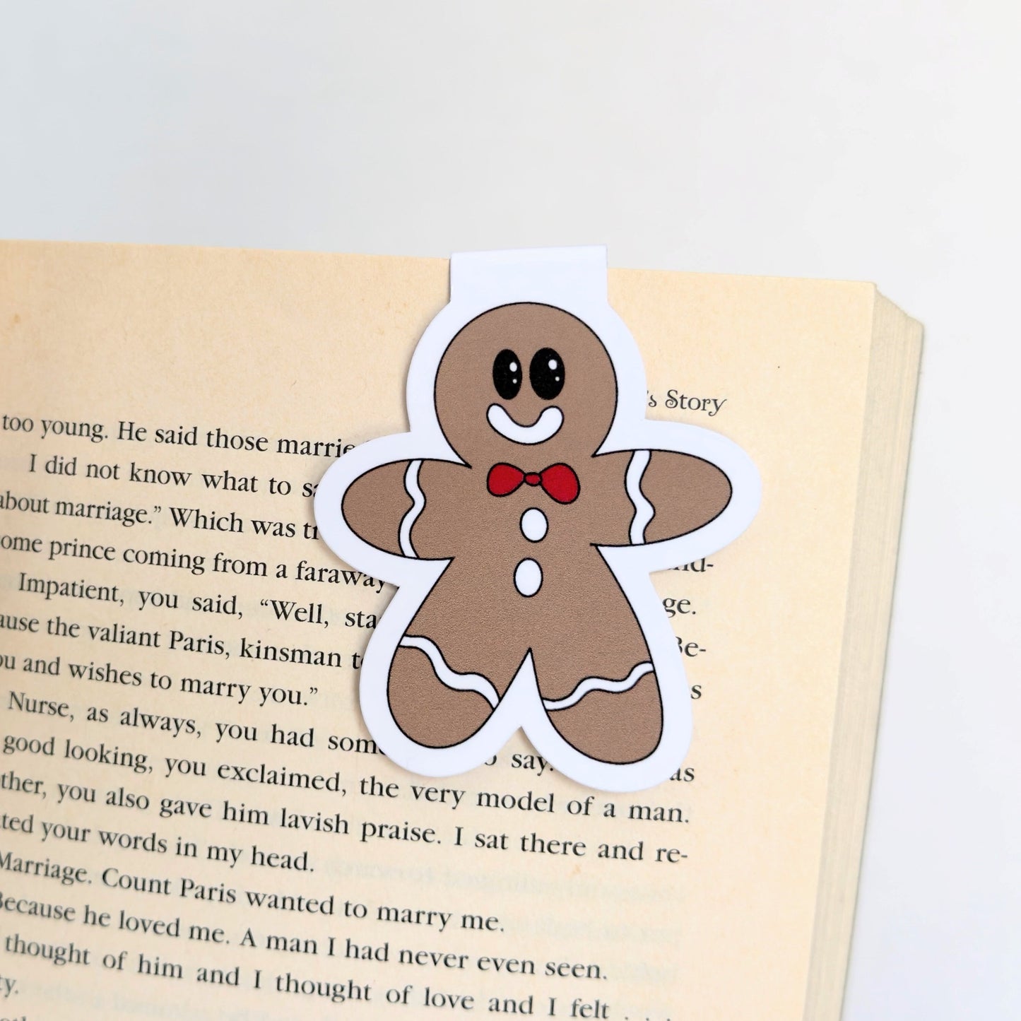 Gingerbread Man Bookmark