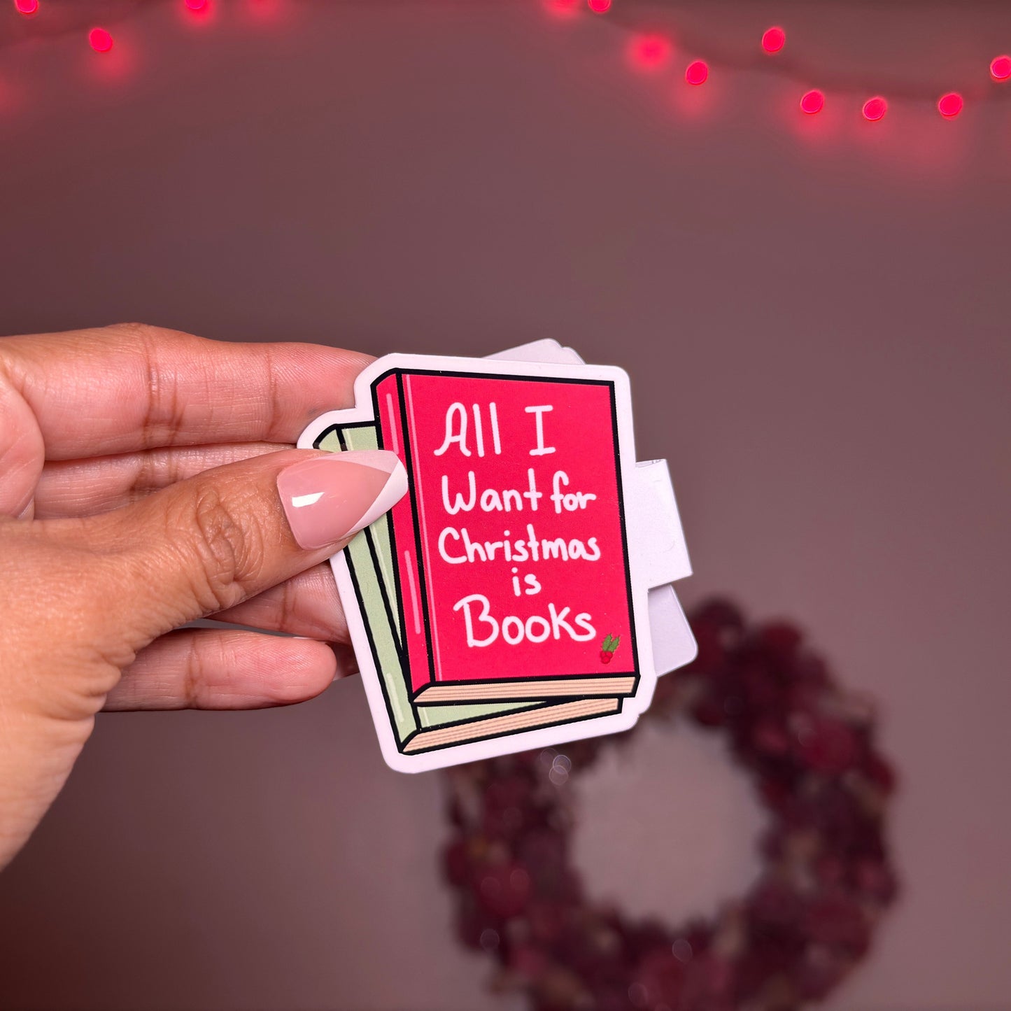 All I Want for Christmas is Books Magnetic Bookmark