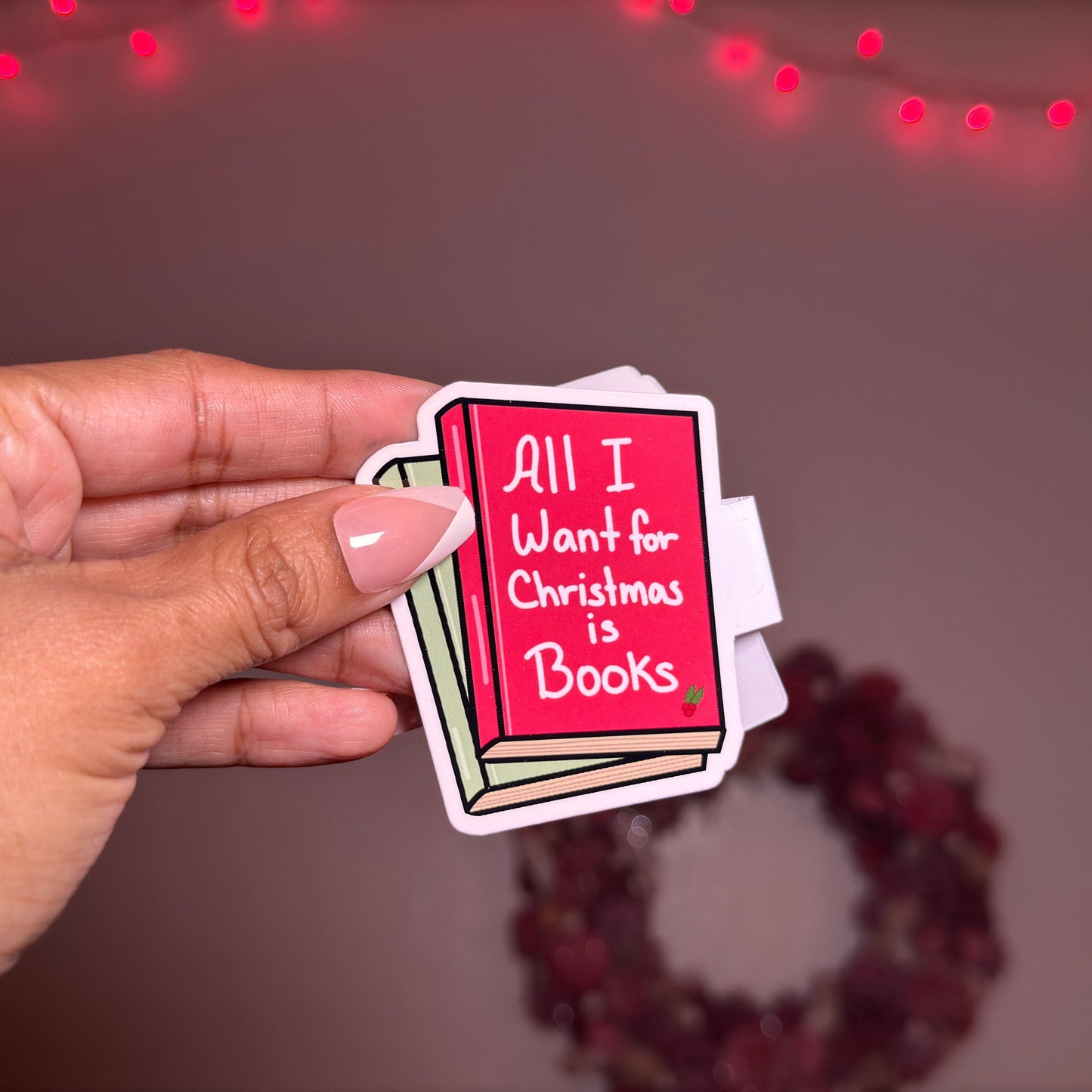 All I Want for Christmas is Books Magnetic Bookmark