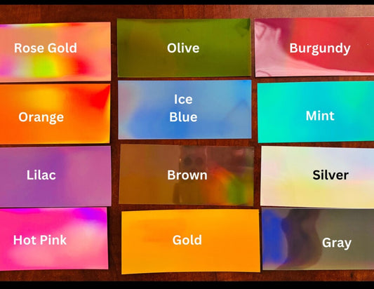 Custom Name Decal Holographic