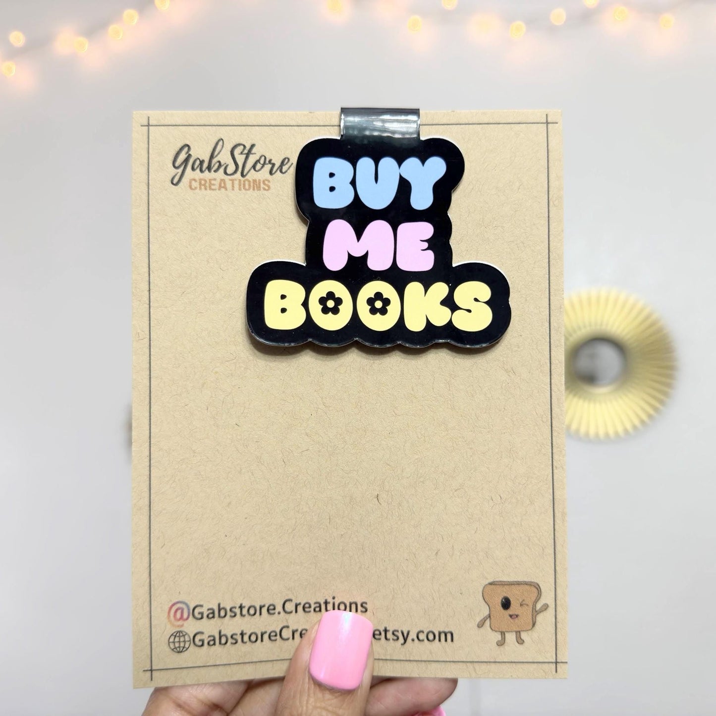 Buy Me Books Magnetic Bookmark