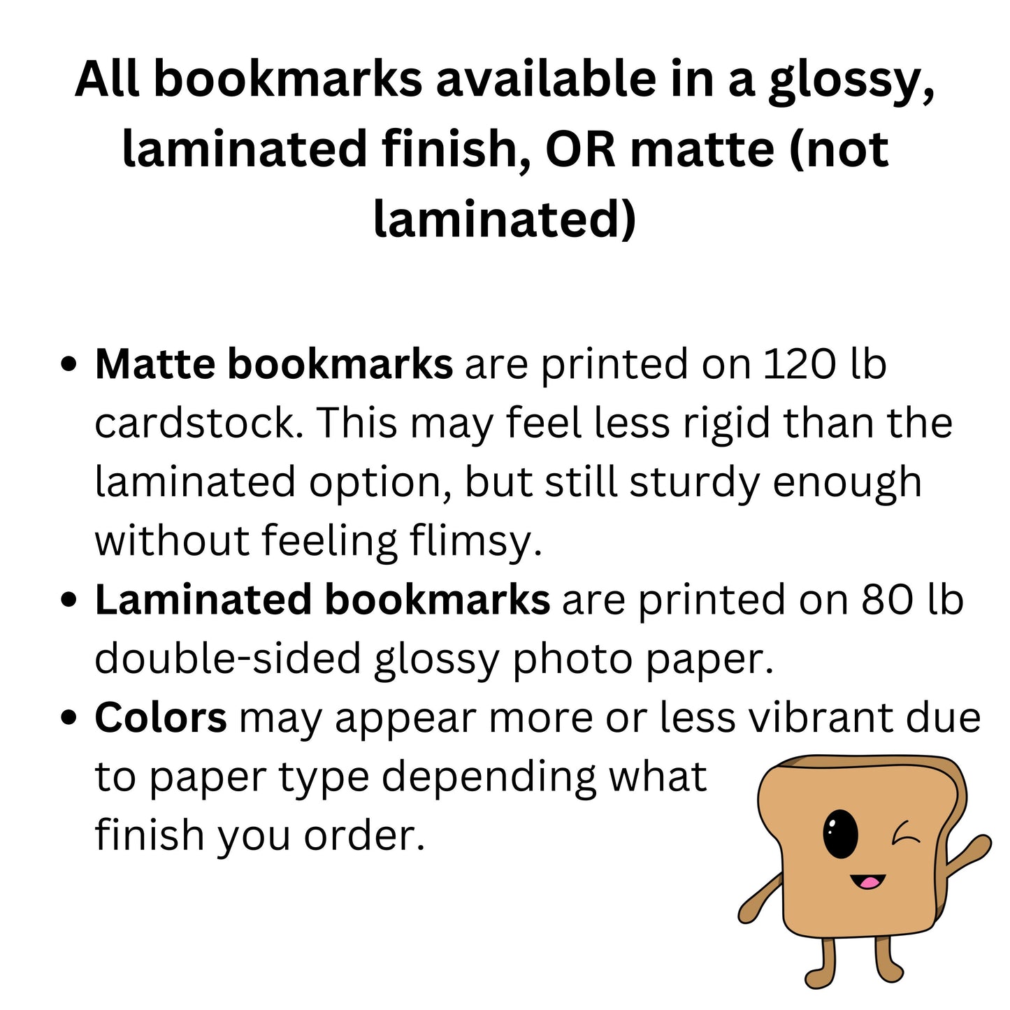 Butter & Toast Friends Bookmark