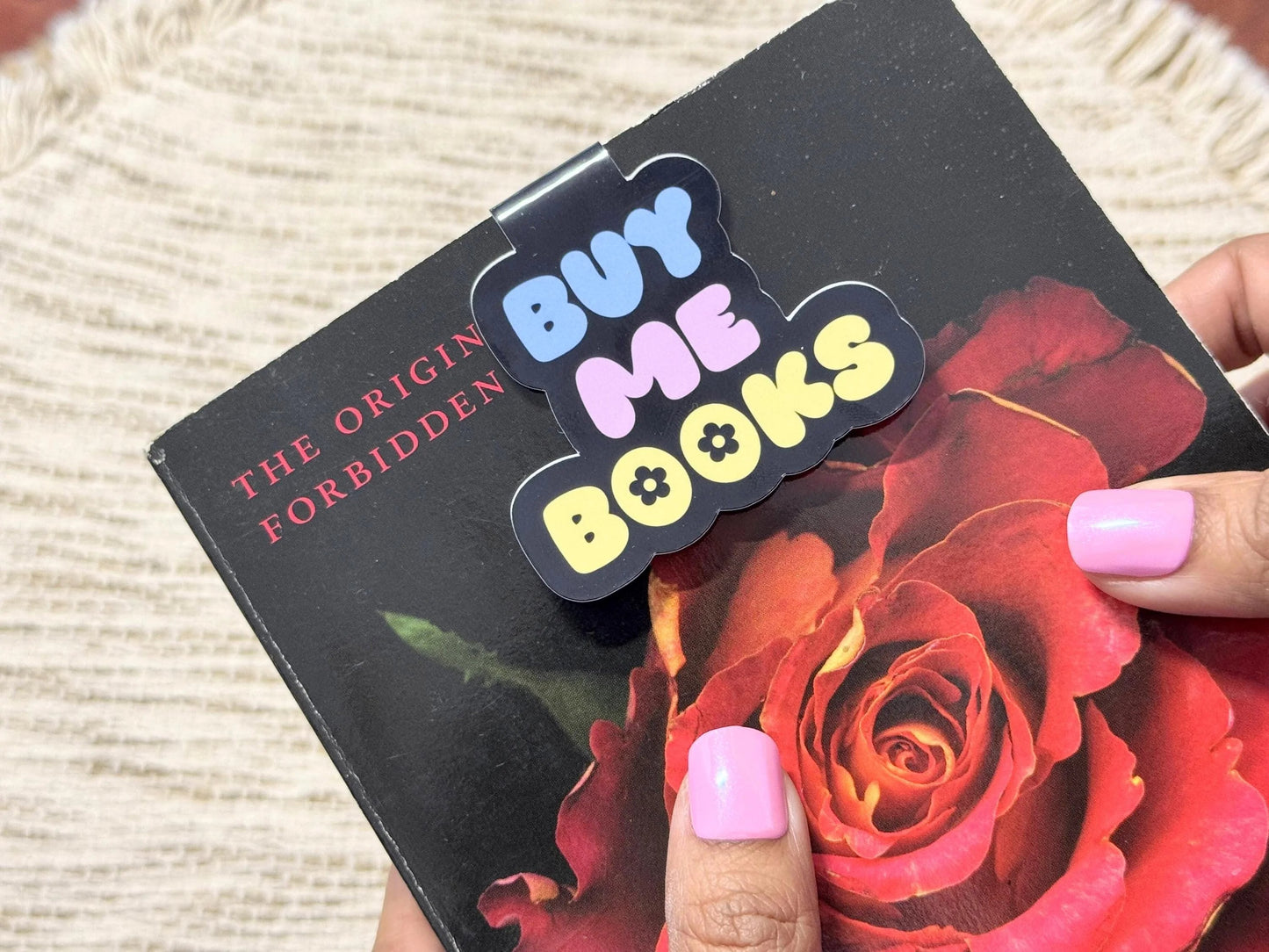 Buy Me Books Magnetic Bookmark