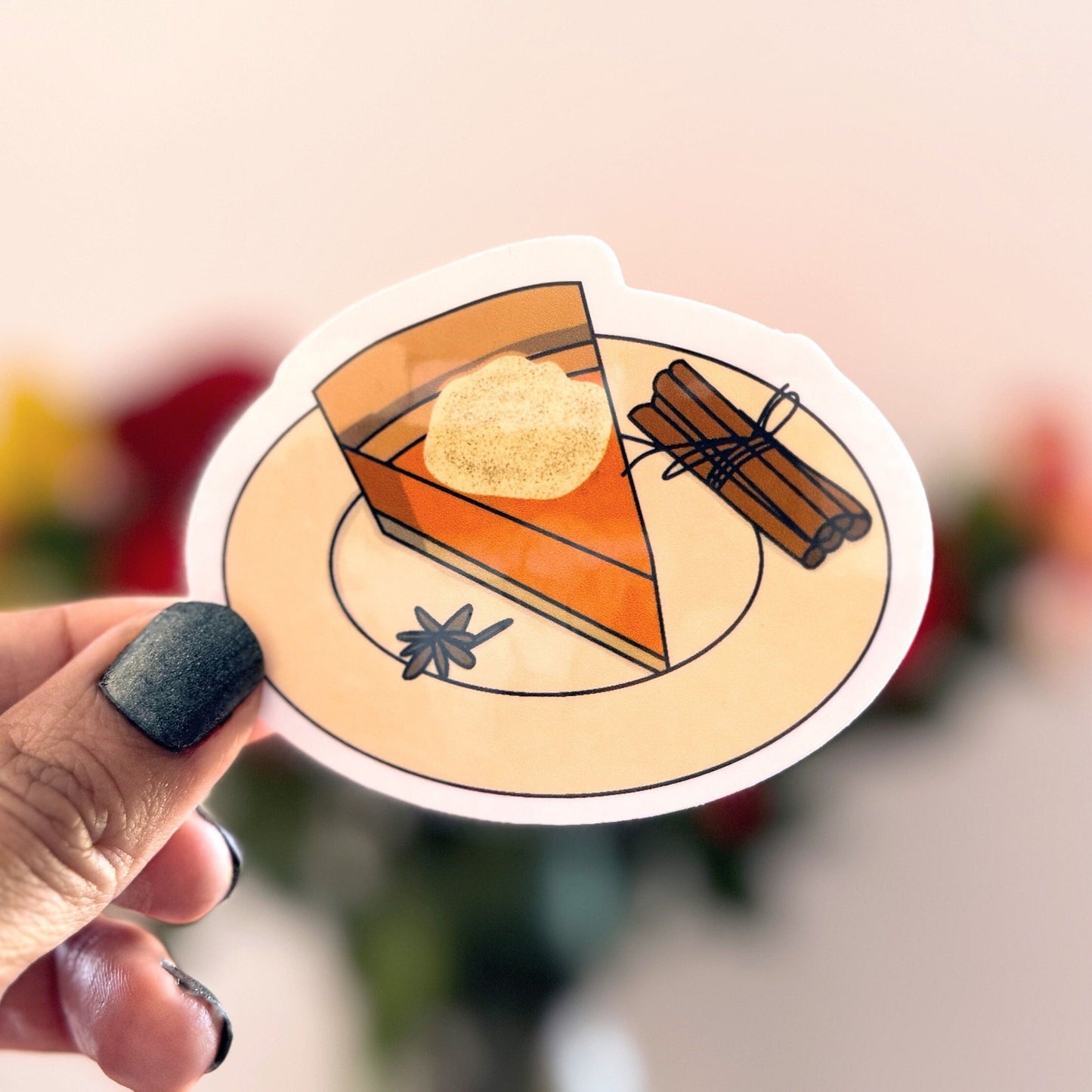 Pumpkin Pie Vinyl Sticker