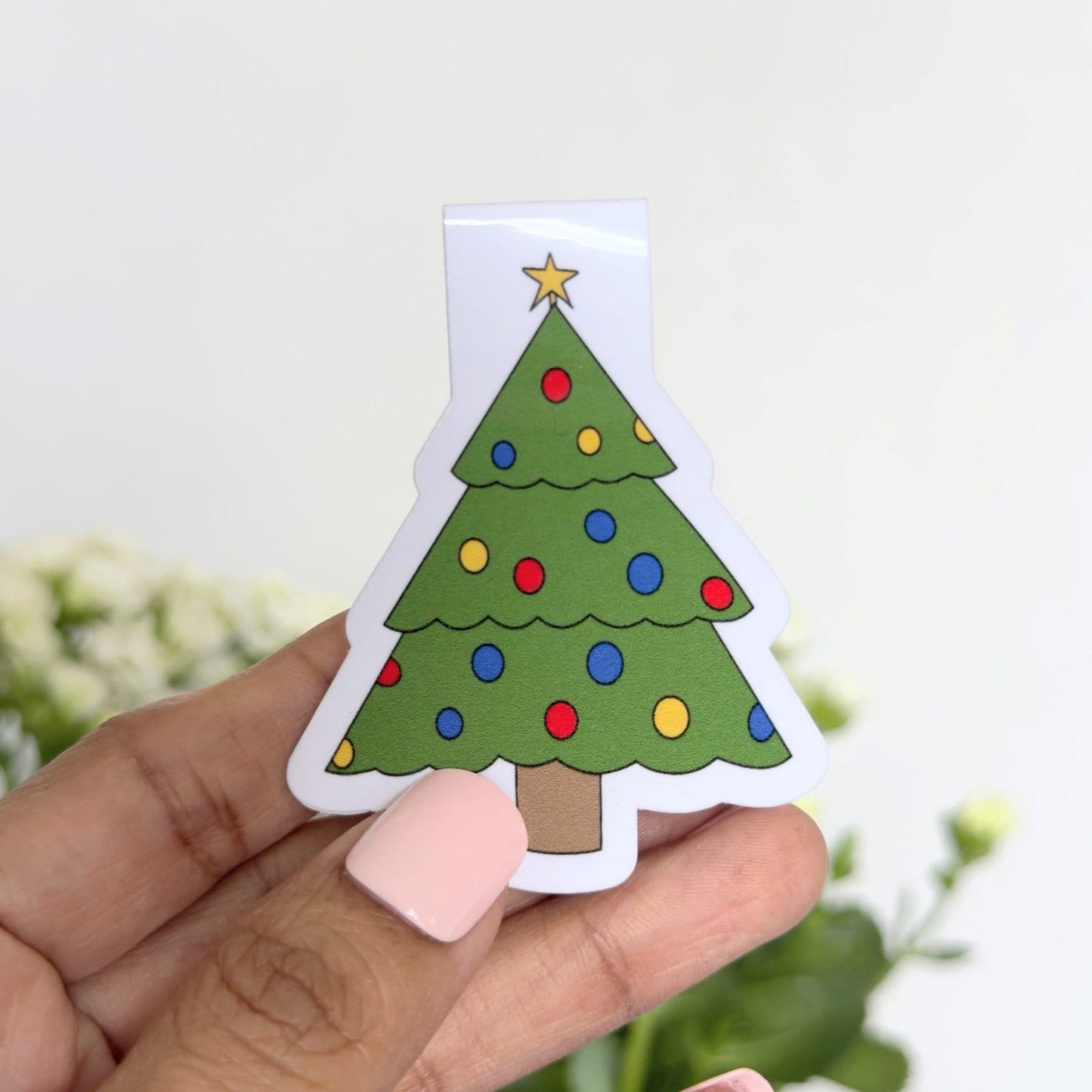 Christmas Tree Magnetic Bookmark