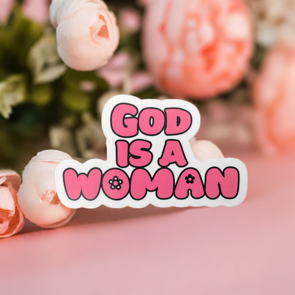 God Is A Woman Vinyl Sticker