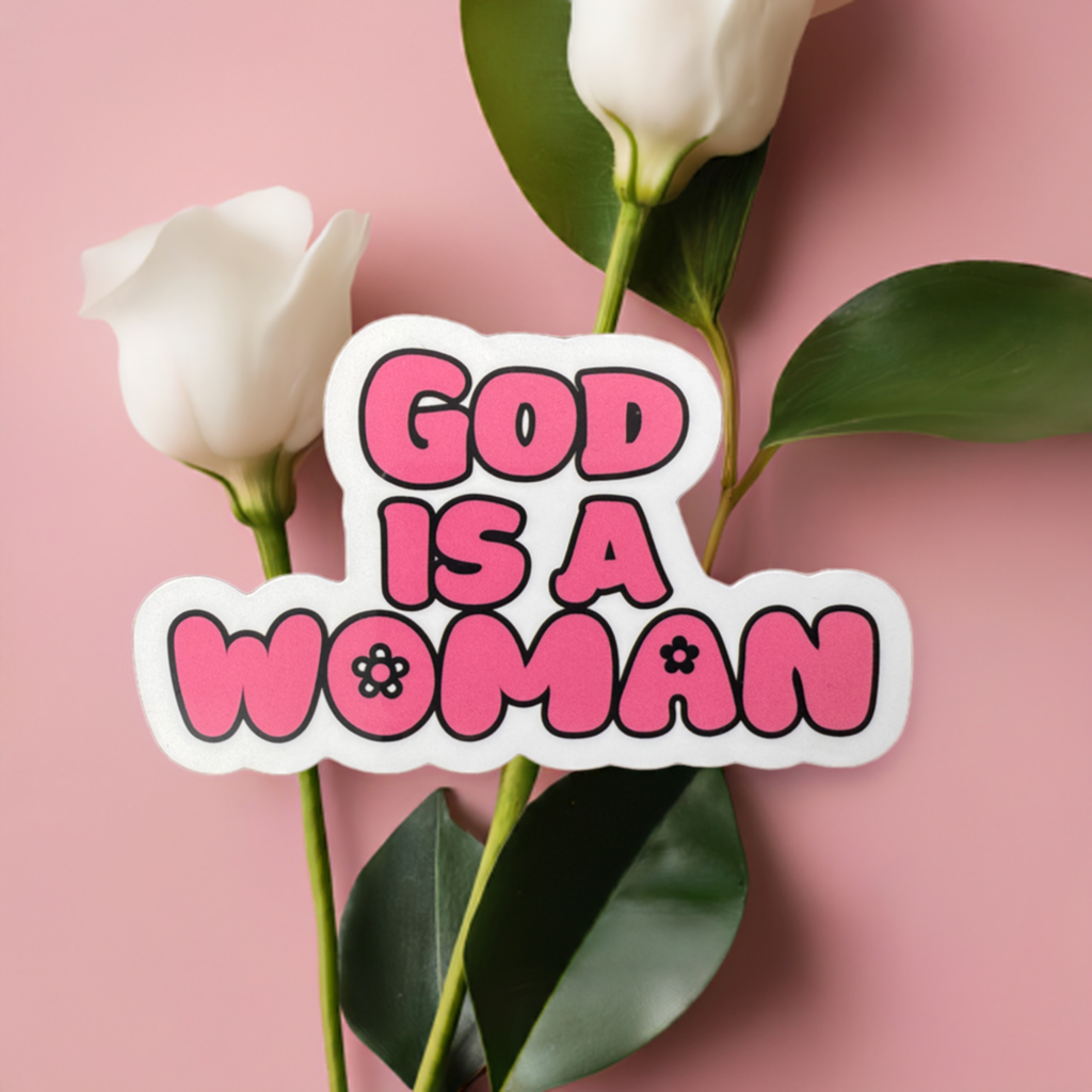 God Is A Woman Vinyl Sticker