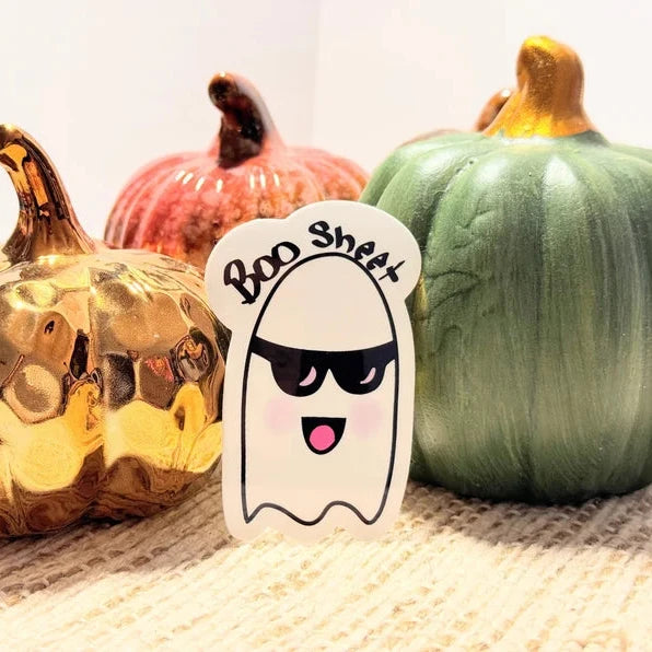 Boo-Sheet Ghost Vinyl Sticker