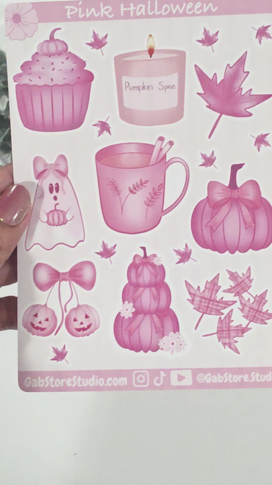 Spooky Halloween Sticker Sheet