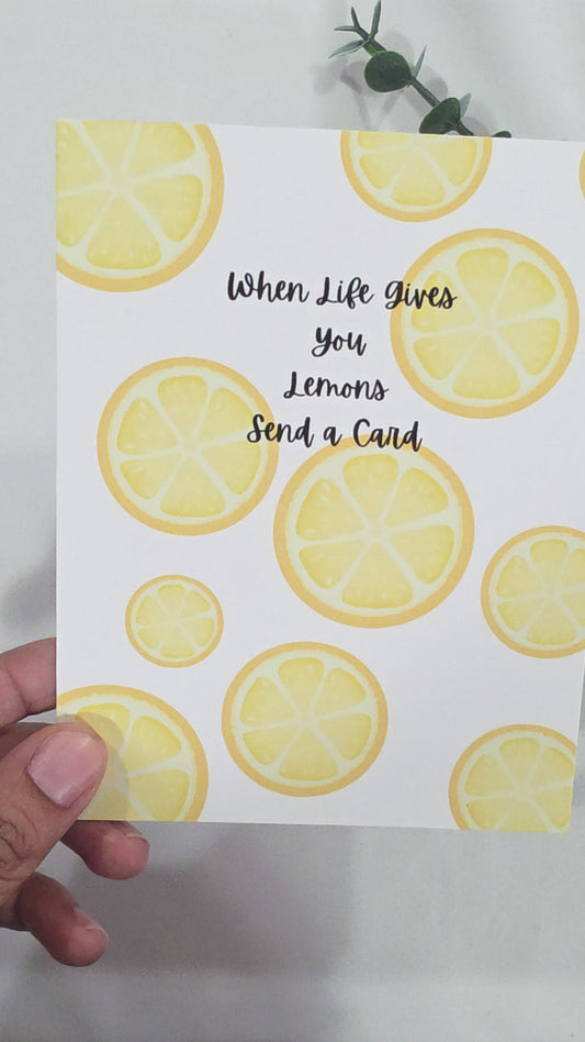 When Life Gives You Lemons | Card