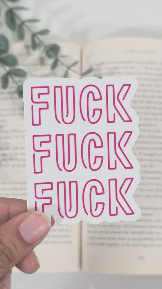 FUCK FUCK FUCK | Vinyl Sticker